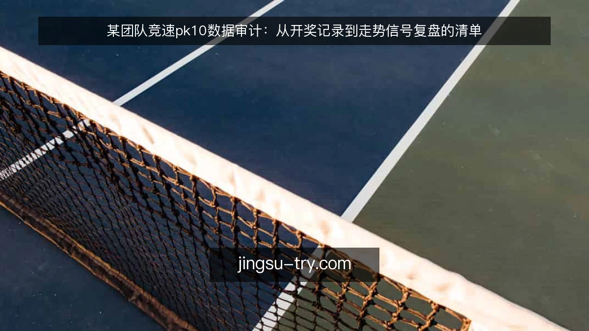 某团队竞速pk10数据审计:从开奖记录到走势信号复盘的清单